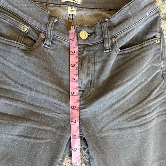 J.Crew Toothpick Jeans Size 26 Light Gray - Picture 7 of 8